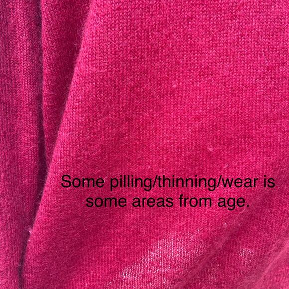 VTG Anne Klein II Mohair Sweater Cardigan Sz L Res Button Up Grannycore Cozycore - Picture 10 of 10